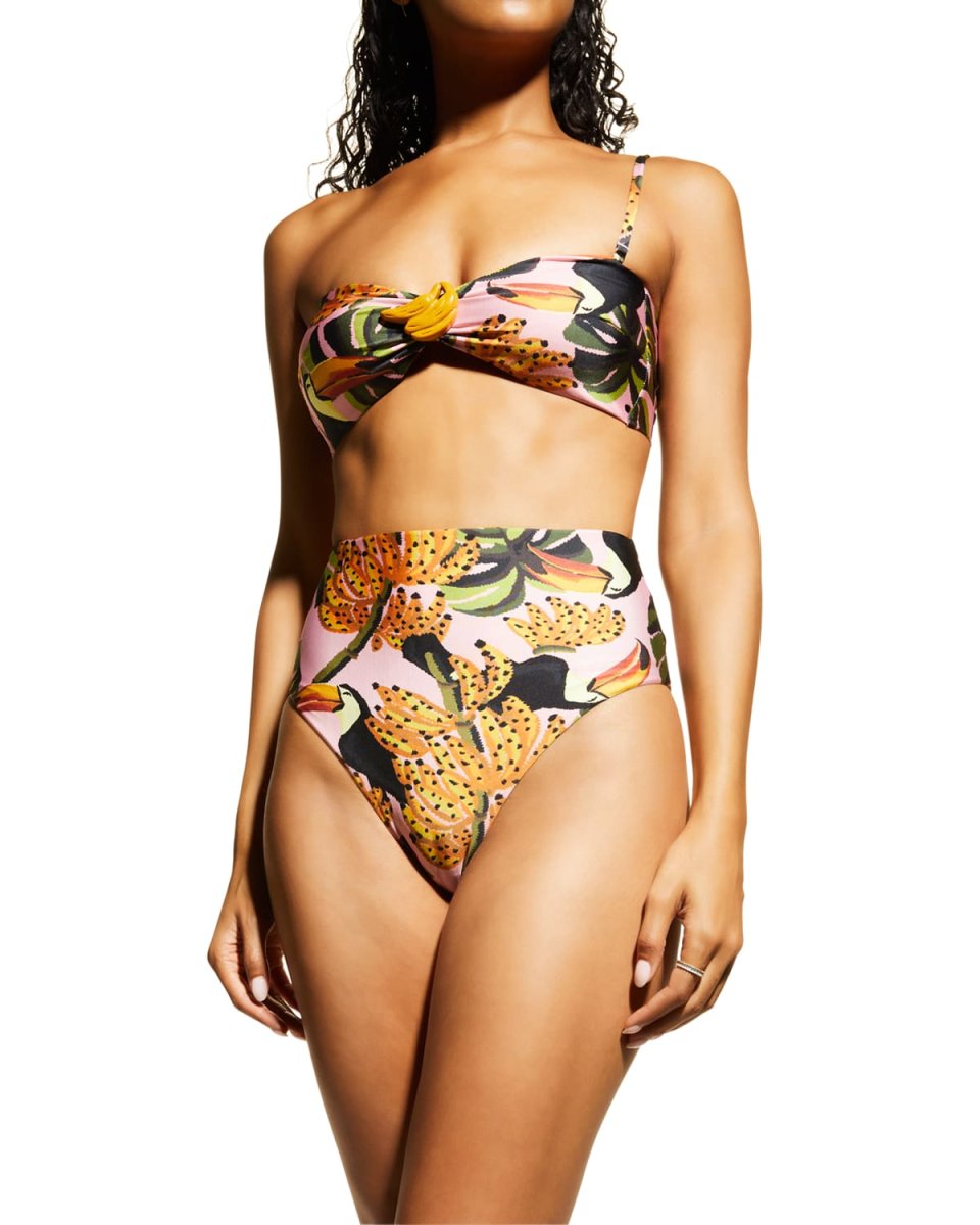 Toucananas High-Waisted Bikini Bottoms